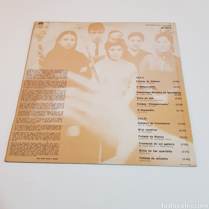 Discos de vinilo: REAL CORO TOXOS E FROLES - Foto 2