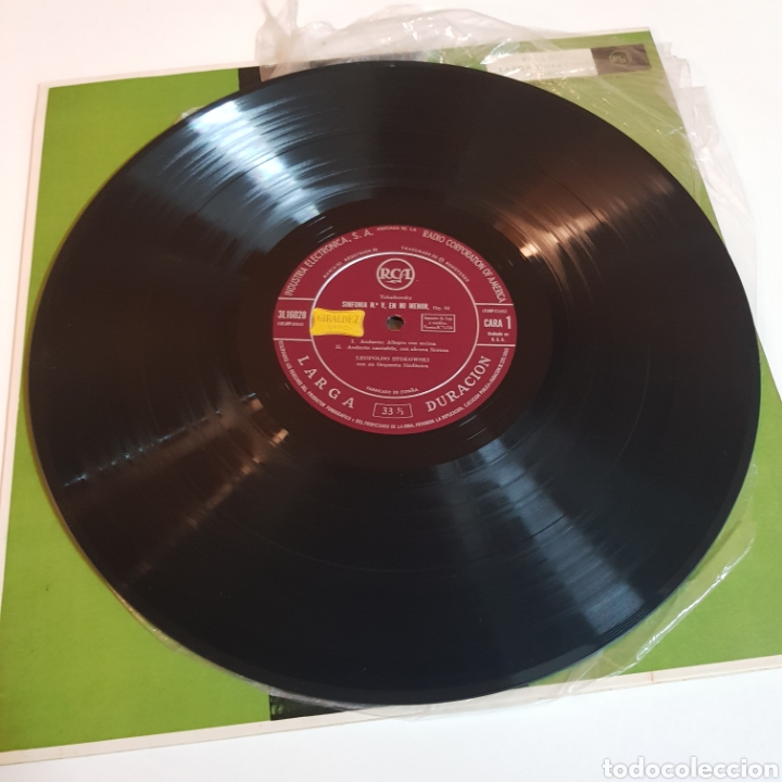 Discos de vinilo: TCHAIKOVSKY SYMPHONY N&deg; 5 - STOKOWSKI - Foto 4