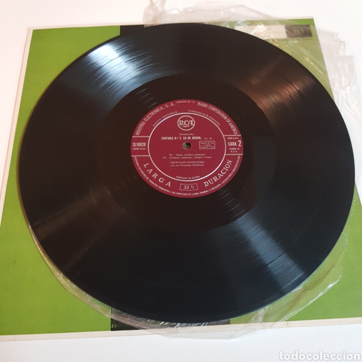 Discos de vinilo: TCHAIKOVSKY SYMPHONY N&deg; 5 - STOKOWSKI - Foto 5