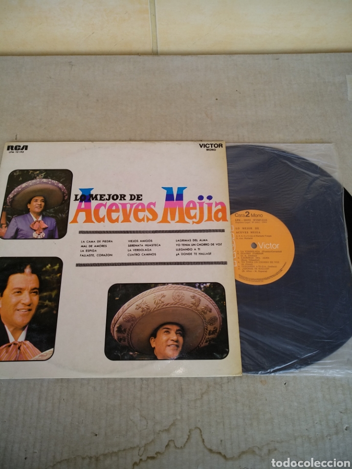 Dischi in vinile: CCHG - LO MEJOR DE ACEVES MEJIA. RCA. 1962