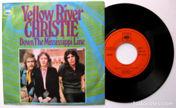 Discos de vinilo: Christie - Yellow River - Single CBS 1970 BPY - Foto 1