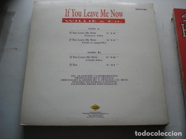 Discos de vinilo: Willie & Co    If You Leave Me Now - Foto 2