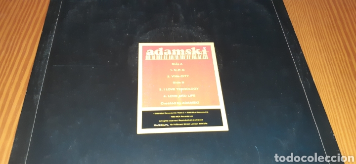 Discos de vinilo: Disco vinilo maxi ADAMSKI - Foto 2
