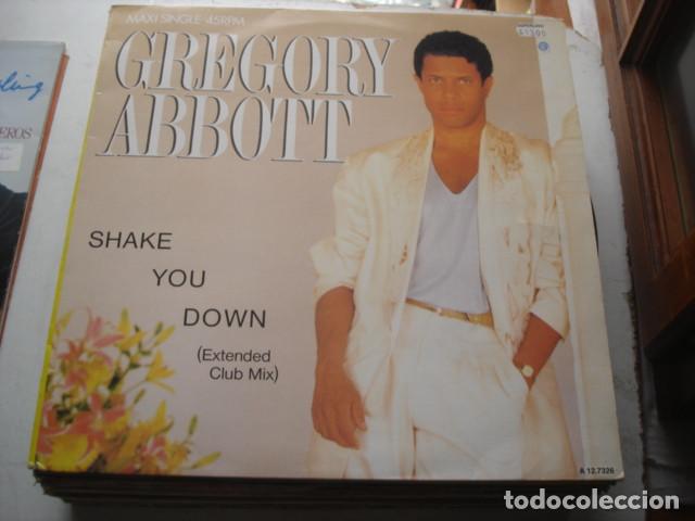 Discos de vinilo: Gregory Abbott   Shake You Down (Extended Club Mix) - Foto 1