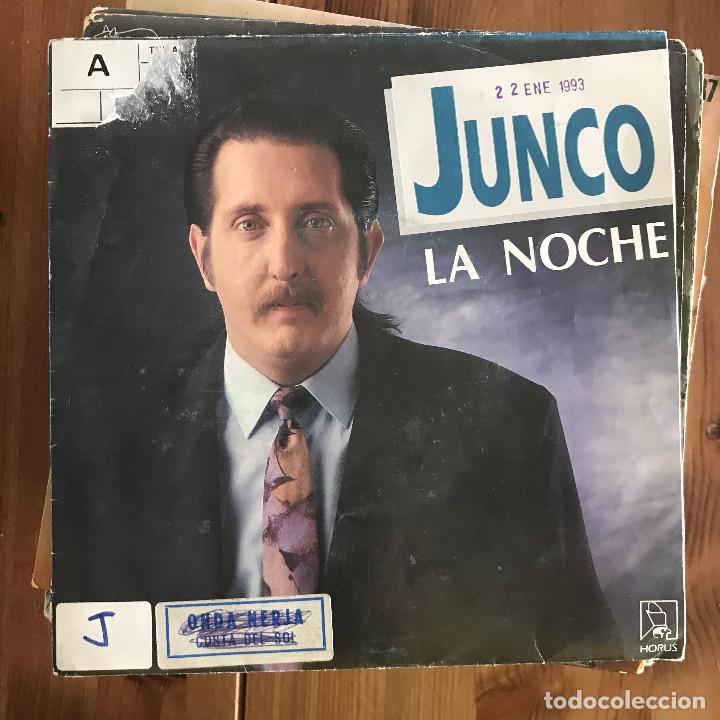 Discos de vinilo: JUNCO - LA NOCHE - SINGLE HORUS 1992 - Foto 1