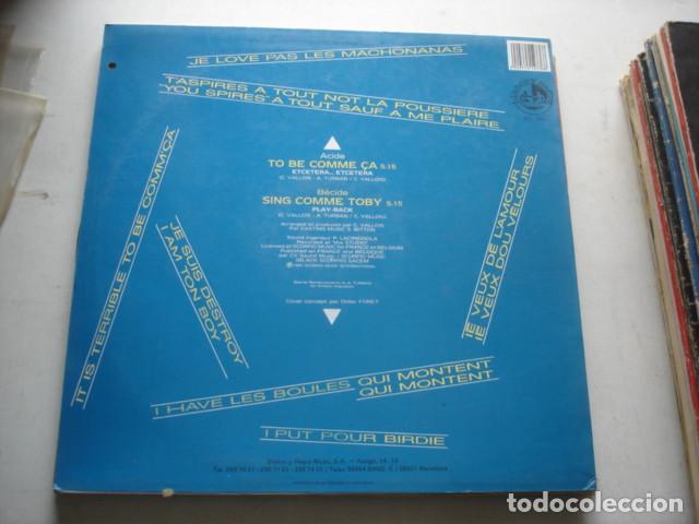 Discos de vinilo: Toby   To Be Comme &Ccedil;a (Etcetera, Etcetera) - Foto 2