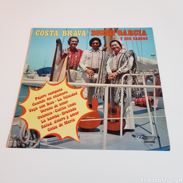 Discos de vinilo: COSTA BRAVA - DIGNO GARCIA Y SUS CARIOS - Foto 1