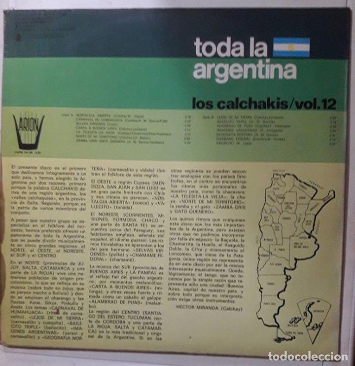 Discos de vinilo: Los Calchakis &lrm;&ndash; Toda La Argentina - Foto 2