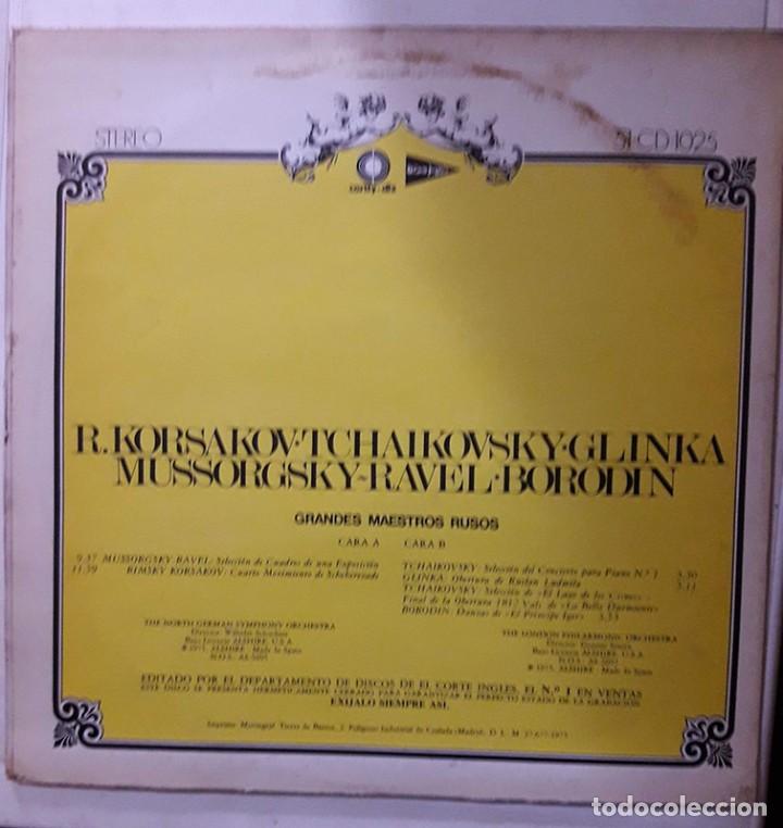 Discos de vinilo: Grandes Maestros Rusos Korsakov - Foto 2