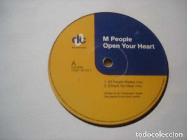 Discos de vinilo: M People    Open Your Heart - Foto 1