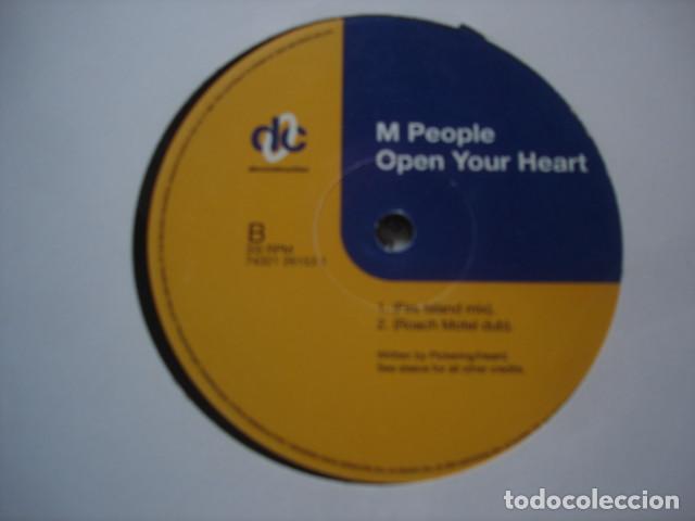 Discos de vinilo: M People    Open Your Heart - Foto 2