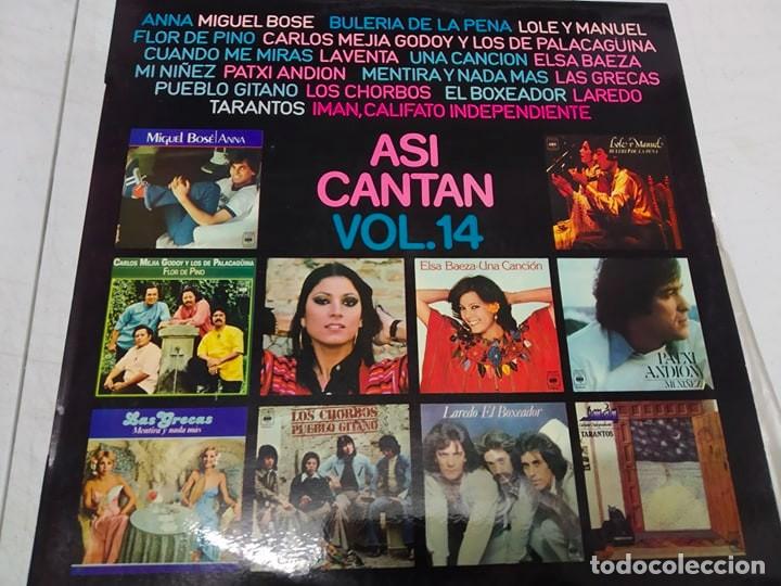 Discos de vinilo: Asi Cantan Vol. 14 - Foto 1