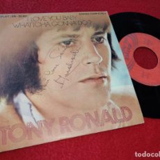 Dischi in vinile: TONY RONALD I LOVE YOU BABY/WHATTCHA GONNA DO? 7'' SINGLE 1971 MOVIEPLAY