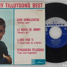 Discos de vinilo: JOHNNY TILLOTSON EP TILLOTSON´S BEST OJOS SOÑOLIENTOS +3. Lote 199829320