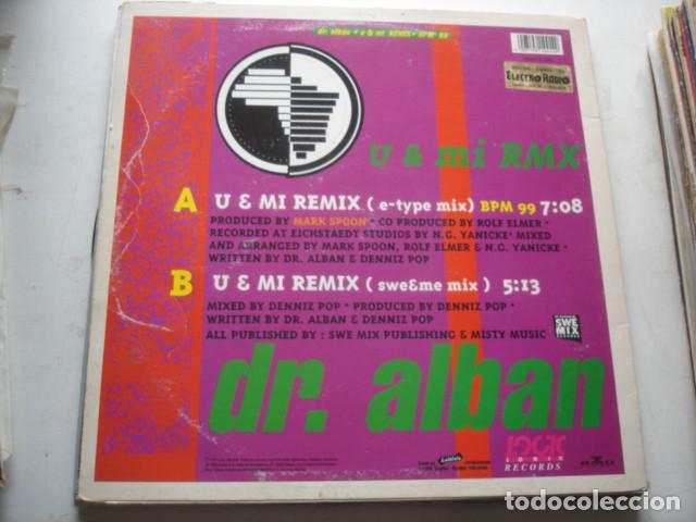 Discos de vinilo: Dr. Alban    U & Mi (Remix) - Foto 2