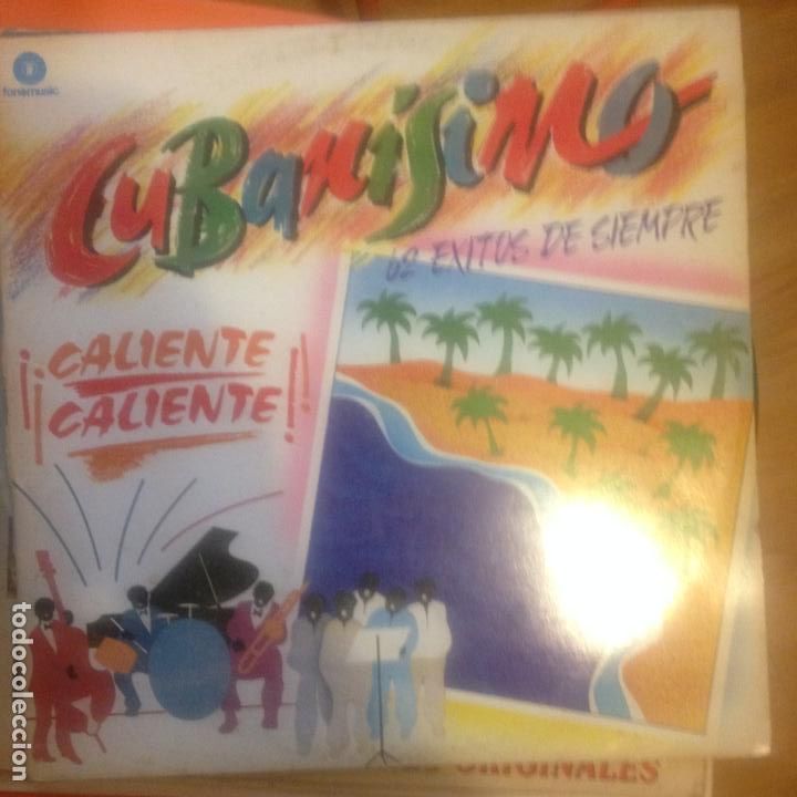 Discos de vinilo: CUBANISIMO 62 EXITOS DE SIEMPRE - 2 LP - Foto 1