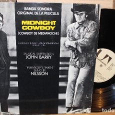 Discos de vinilo: MIDNIGHT COWBOY DE MEDIANOCHE / 1975 UNITED ARTISTS RECORDS BANDA SONORA ORIGINAL PELICULA . Lote 199848196