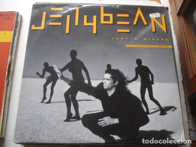 Discos de vinilo: Jellybean  Featuring Adele Bertei   Just A Mirage - Foto 1