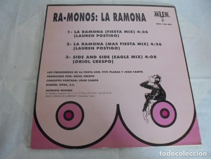 Discos de vinilo: RA-MONOS. ¡LA RAMONA!. MAXISSINGLES VINILLO. URBAN SOUND BARCELONA. METROPOL RECORDS. 1993 - Foto 8 - 199853366