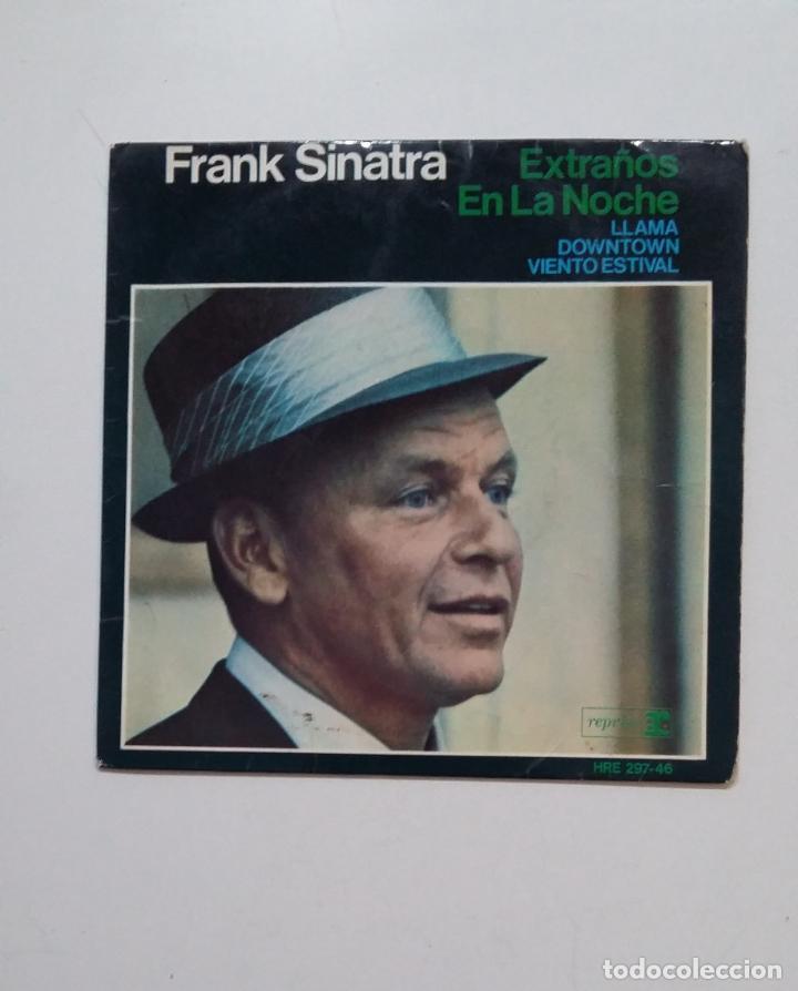 Discos de vinilo: Frank Sinatra. Extra&ntilde;os en la noche. EP. TDKDS20 - Foto 1