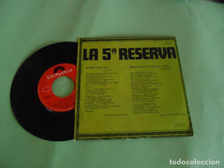 Discos de vinilo: LA 5&ordf; RESERVA SINGLE 1974 - Foto 2