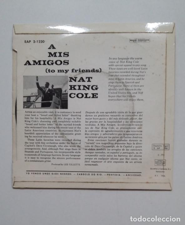 Discos de vinilo: NAT KING COLE A MIS AMIGOS. SINGLE. TDKDS20 - Foto 2
