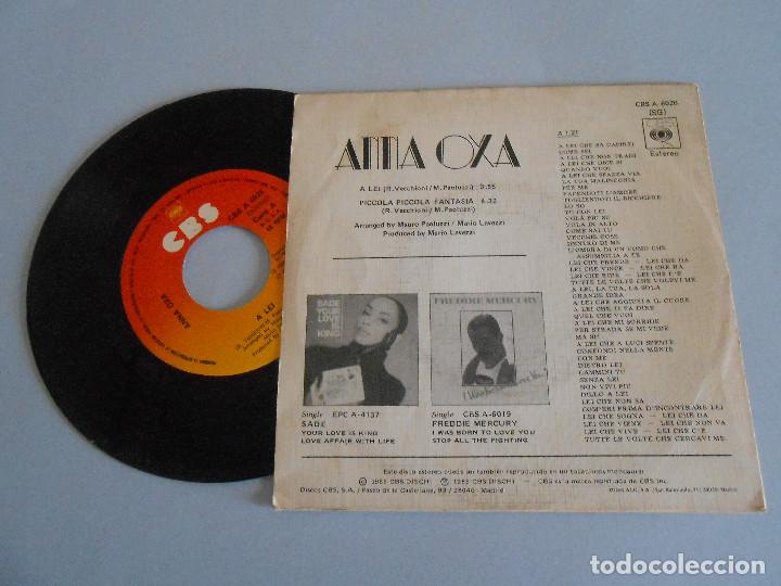 Discos de vinilo: ANNA OXA SINGLE  - A LEI - 1985 - Foto 2