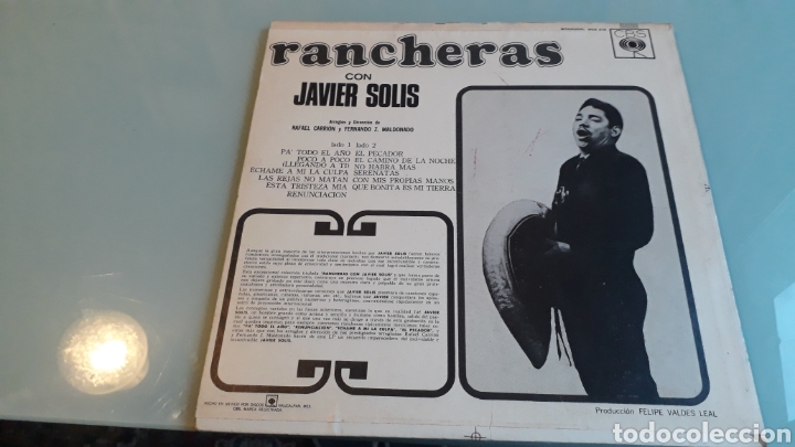 Discos de vinilo: Rancheras con Javier Solis - Foto 1