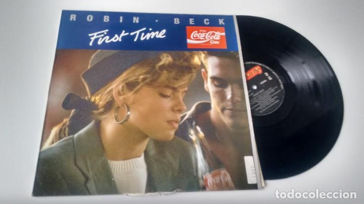 Discos de vinilo: MAXISINGLE  ( VINILO)  de  ROBIN BECK  A&Ntilde;OS 80 - Foto 1