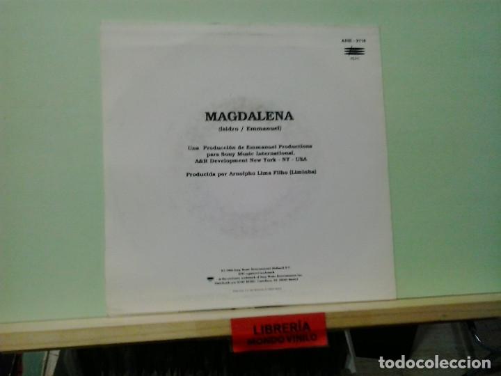 Discos de vinilo: LMV - Emmanuel. Magdalena. Epic 1992, ref. ARIE-3118 -- Single - Foto 2