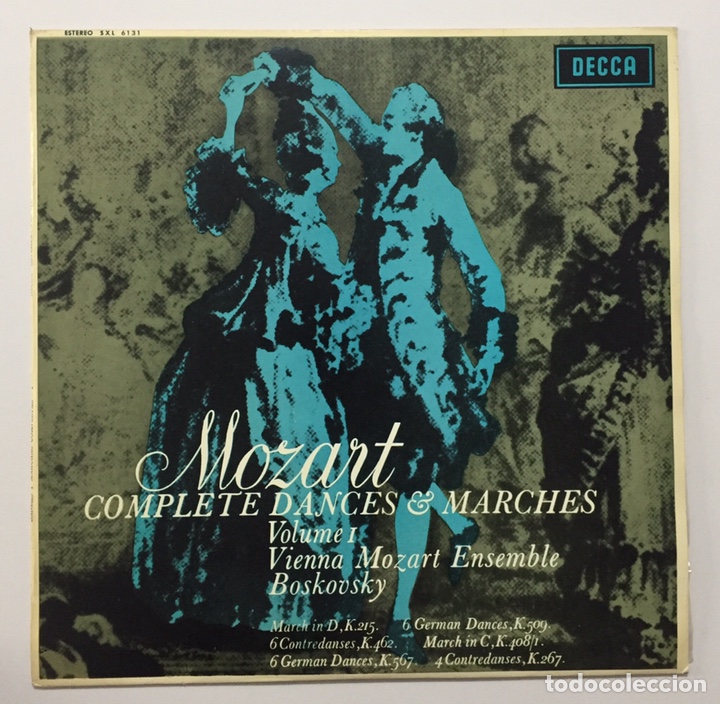 Discos de vinilo: LP MOZART - COMPLETE DANCES & MARCHES - Volume I - Foto 1