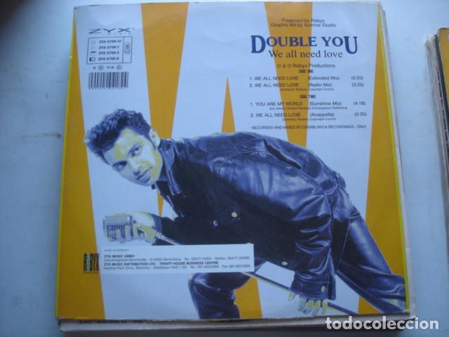 double you disco de vinilo lp we all need love - Comprar Discos LP Vinis de  música Disco e Dança no todocoleccion