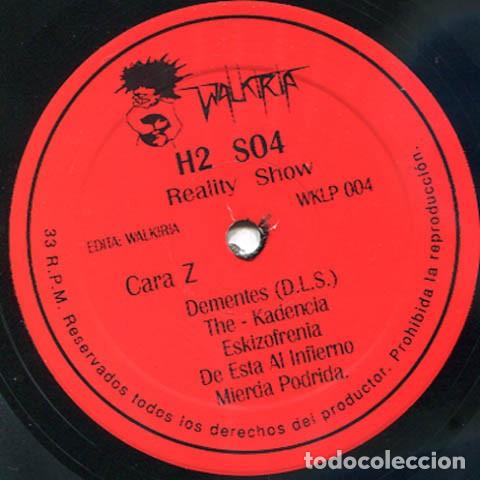 Discos de vinilo: H2 SO4 REALITY SHOW LP 1994 NUEVO con INSERT - Foto 2