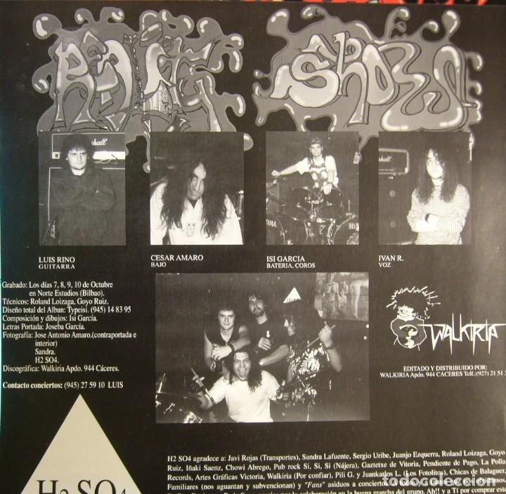 Discos de vinilo: H2 SO4 REALITY SHOW LP 1994 NUEVO con INSERT - Foto 3