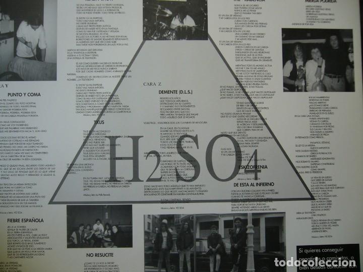 Discos de vinilo: H2 SO4 REALITY SHOW LP 1994 NUEVO con INSERT - Foto 9