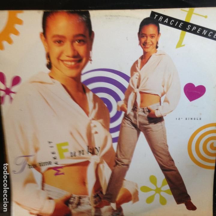Discos de vinilo: tracie spencer this time make it funky maxi - Foto 1