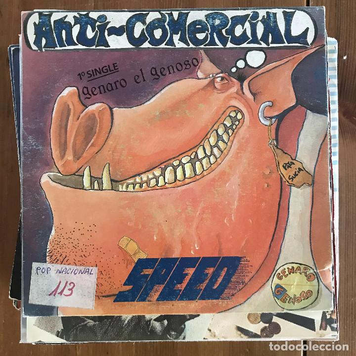 Discos de vinilo: SPEED - GENARO EL GENOSO - SINGLE LA GENERAL 1988 - Foto 1