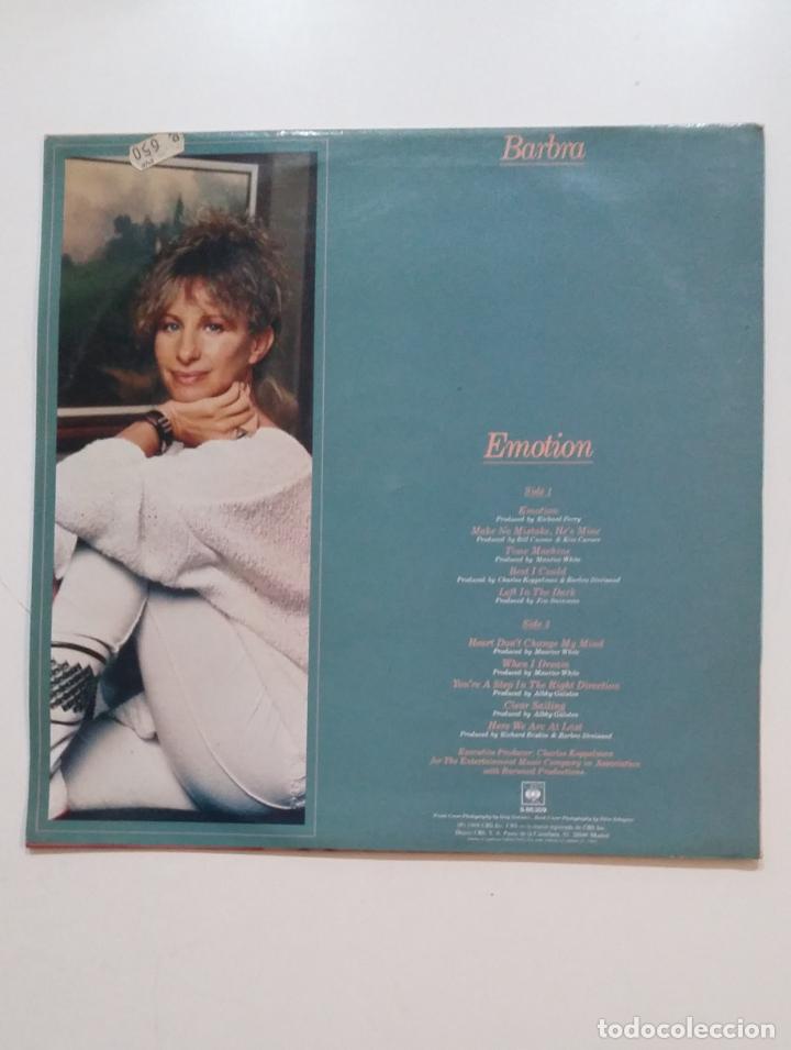 Discos de vinilo: Barbra Streisand. Emotion - LP. TDKDA73 - Foto 2