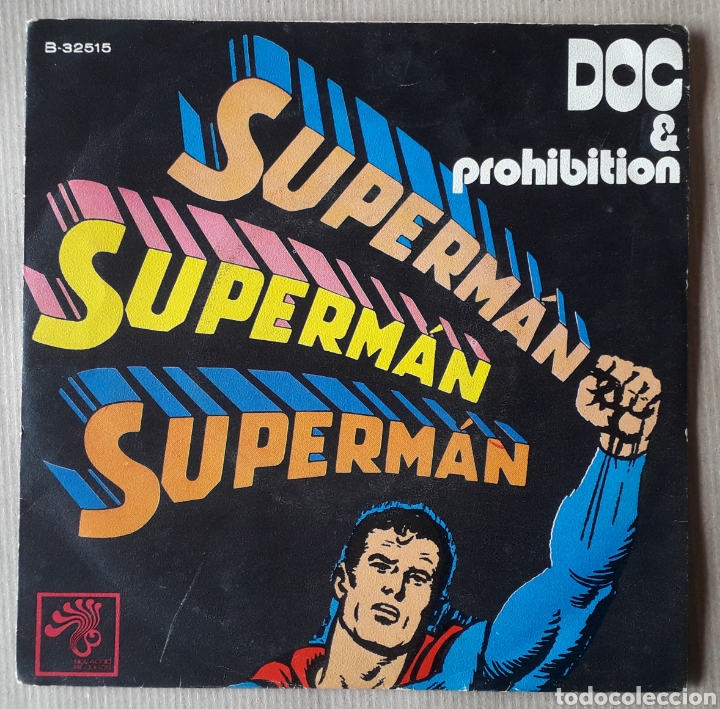 Discos de vinilo: CARATULA DEL SINGLE SUPERMAN (SIN DISCO) **tC - Foto 1