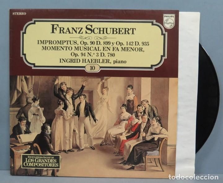 Discos de vinilo: LP. SCHUBERT. GRANDES COMPOSITORES. N&ordm; 10 - Foto 1