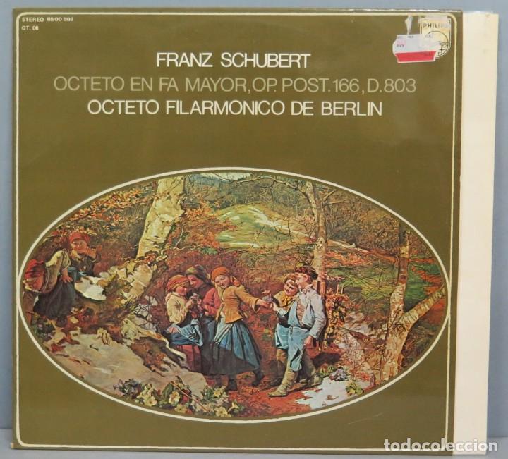 Discos de vinilo: LP. OCTETO EN FA MAYOR, O.P.POST 166, D. 803. SCHUBERT - Foto 1