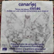 Discos de vinilo: CANARIOS - TEMAS DEL ALBUM CICLOS LAS CUATRO ESTACIONES DE A. VIVALDI (7”, SINGLE). Lote 200009183