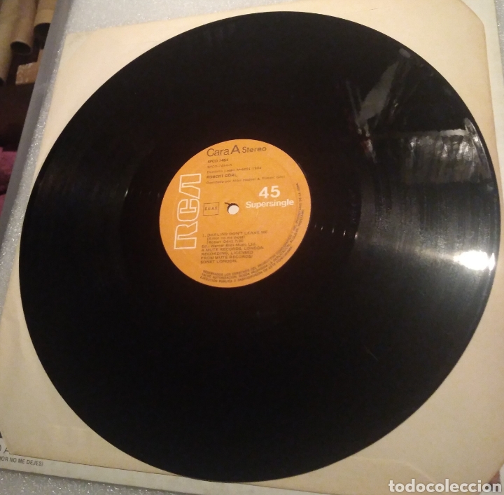 Discos de vinilo: Robert G&ouml;rl - Darling Dont leave me - Foto 2