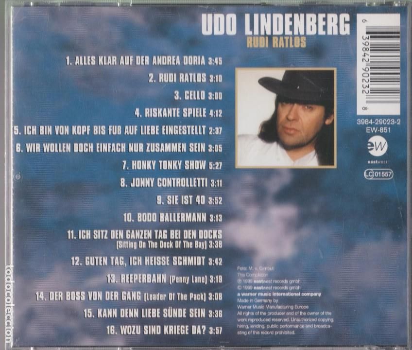 Discos de vinilo: UDO LINDENBERG, RUDI RATLOS, - Foto 2