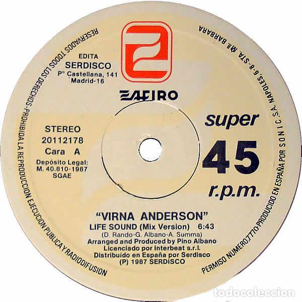 Discos de vinilo: Virna Anderson &lrm;&ndash; Life Sound - Foto 2