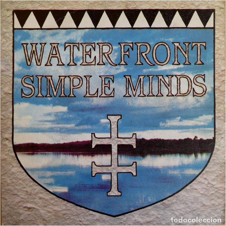 Discos de vinilo: Simple Minds &lrm;&ndash; Waterfront - Sg Spain 1984 - Virgin &lrm;A-105.983 - Foto 1