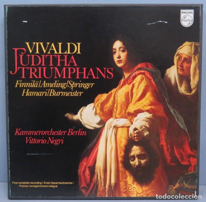Discos de vinilo: CAJA LP. Vivaldi. JUDITHA TRIUMPHANS - Foto 1