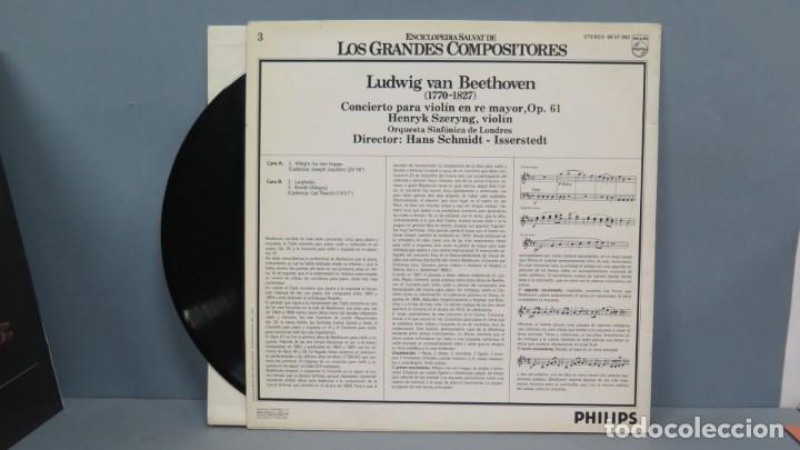 Discos de vinilo: LP. BEETHOVEN. GRANDES COMPOSITORES. 3 - Foto 2