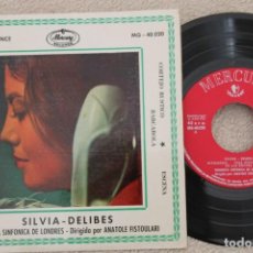 Discos de vinilo: SILVIA - DELIBES ORQUESTA SINFONICA DE LONDRES SINGLE VINYL MADE IN SPAIN 1960