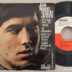 Discos de vinilo: JOAN MANUEL SERRAT ARA QUE TINC 20 ANYS EP VINYL MADE IN SPAIN 1966. Lote 200054923